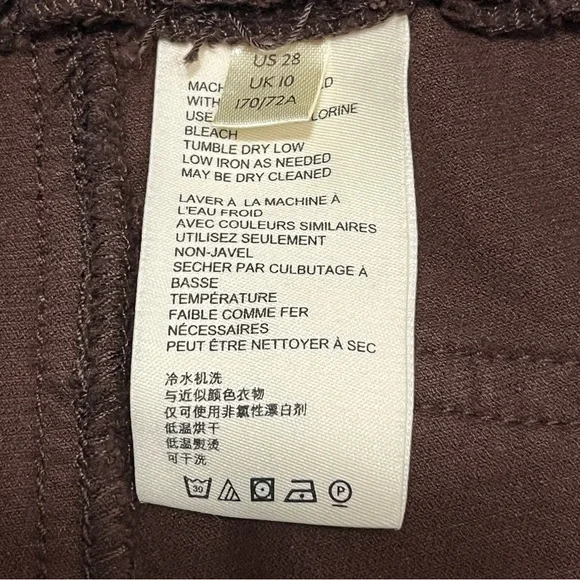 Anthropologie Brown High-Rise Skinny Corduroy Pants - Picture 15 of 16